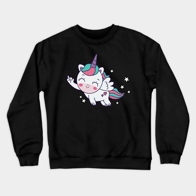 Unicorn Crewneck Sweatshirt by Urban_Vintage